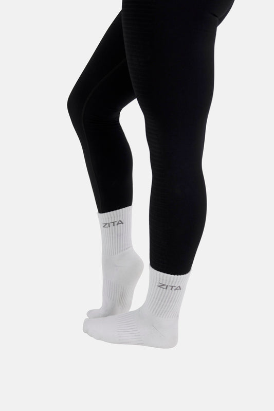 white gym socks. training socks for women